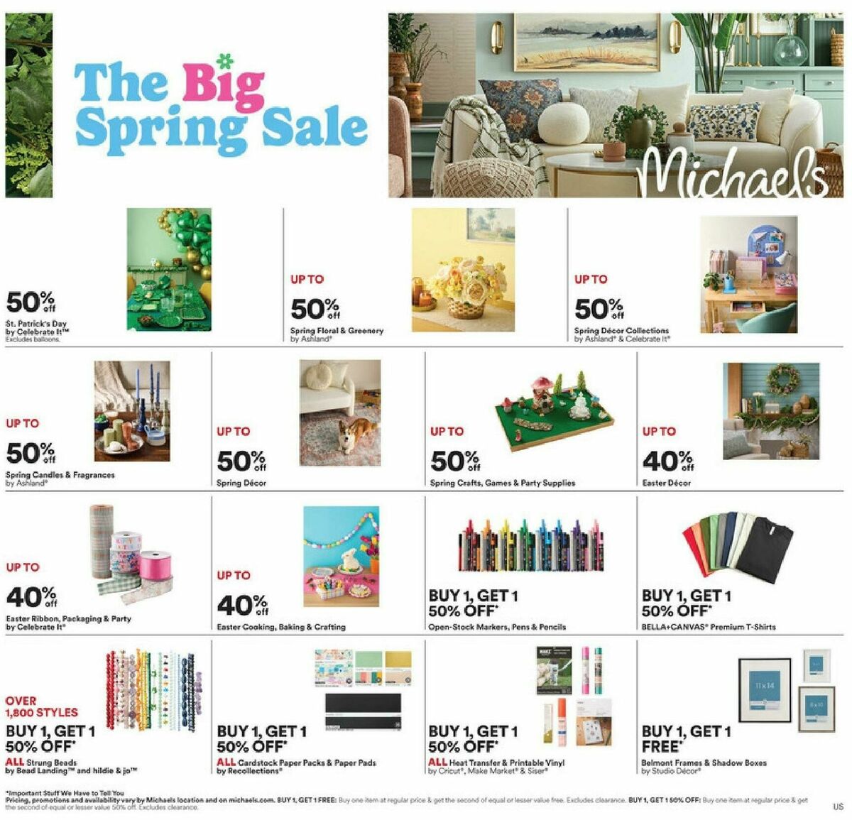 Michaels Weekly Ad from March 8