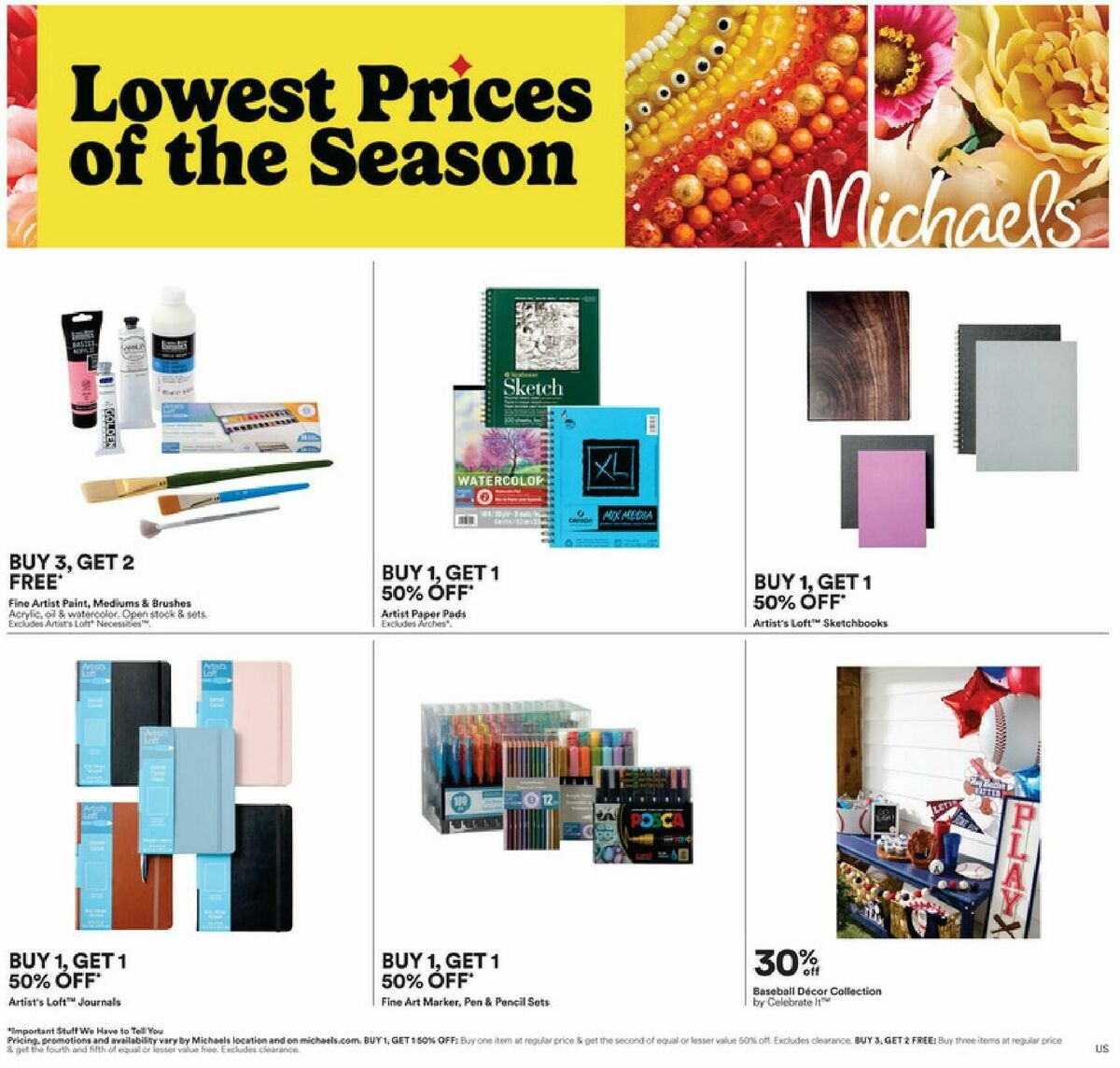Michaels Weekly Ad from March 15