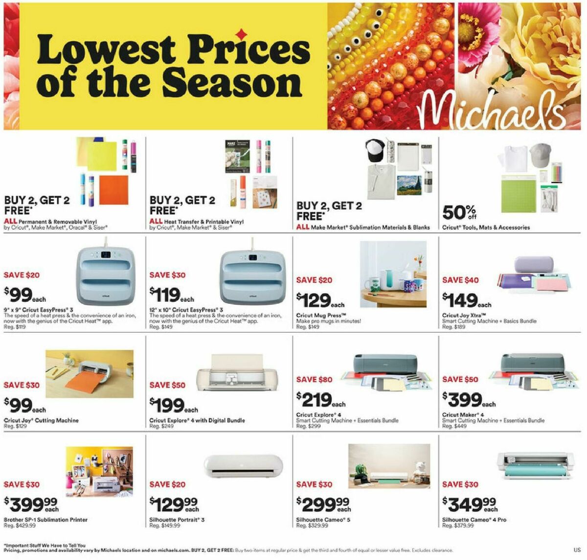 Michaels Weekly Ad from March 15