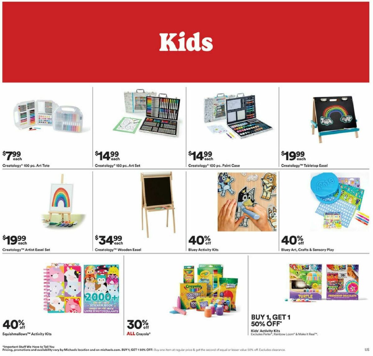 Michaels Weekly Ad from March 22