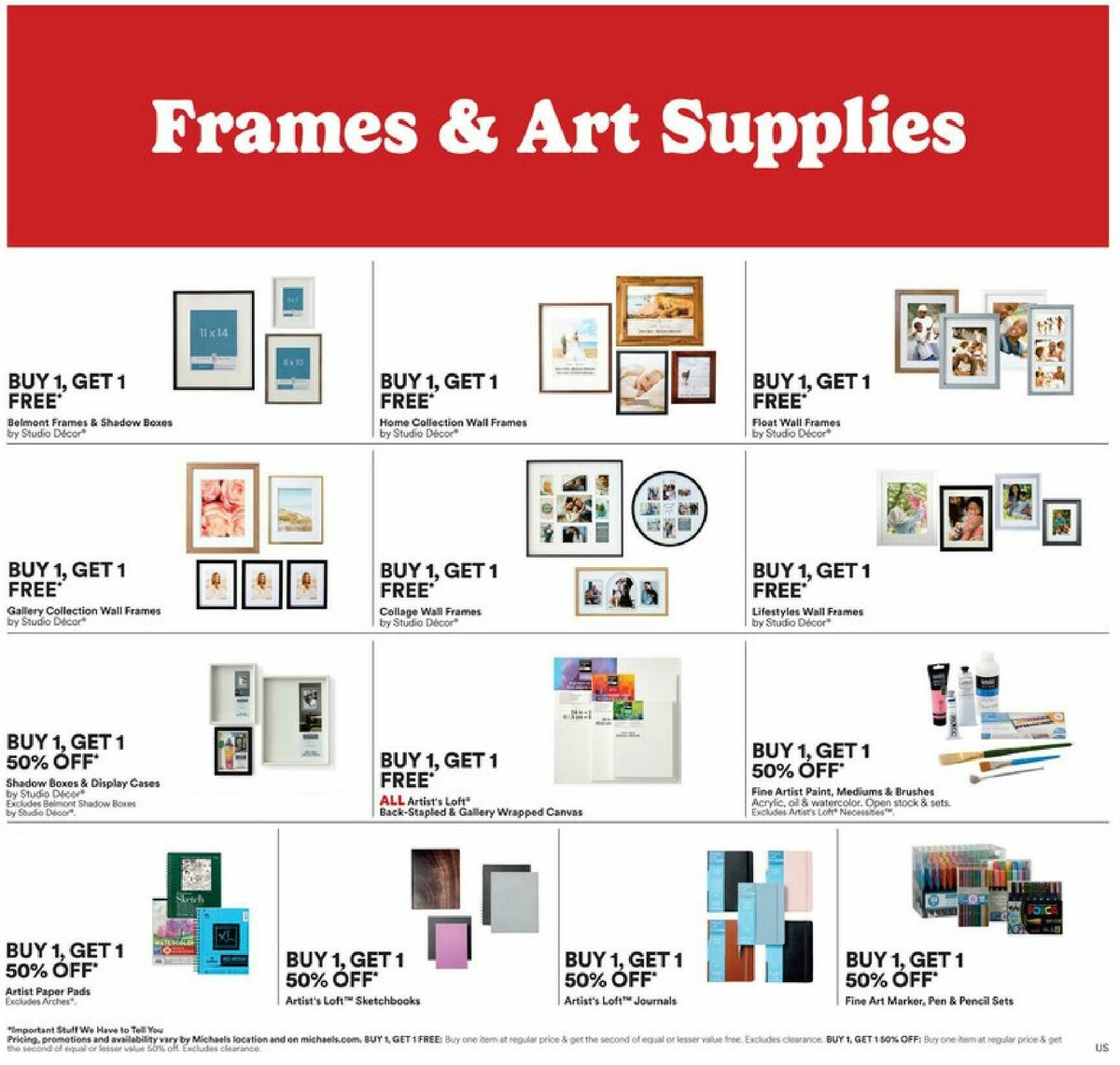 Michaels Weekly Ad from March 29