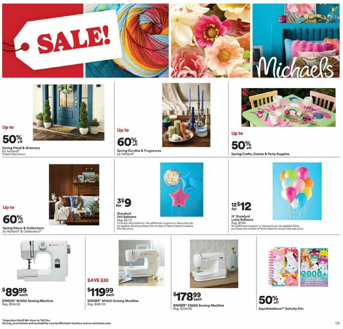 Michaels Weekly Ad from April 5