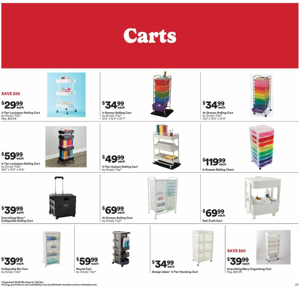 Michaels Weekly Ad from April 12