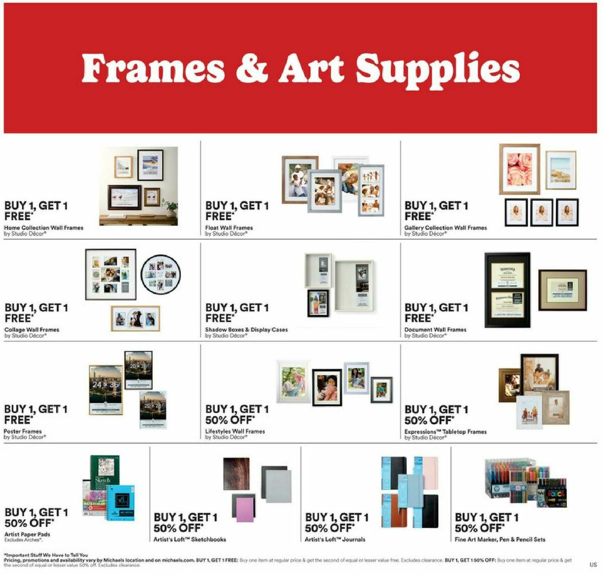 Michaels Weekly Ad from April 19