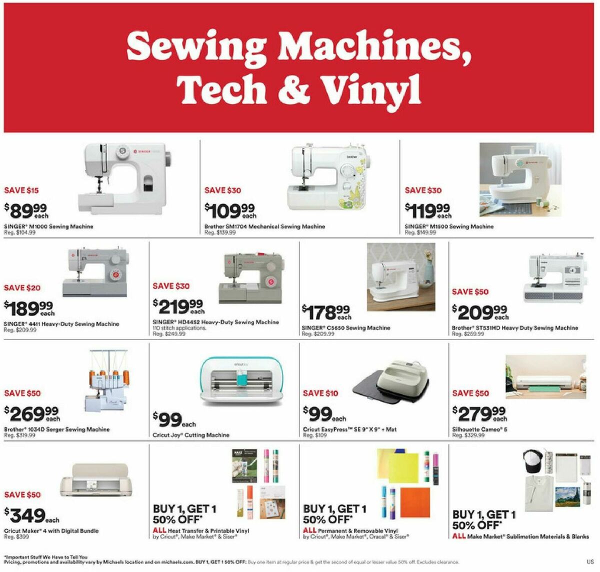 Michaels Weekly Ad from April 26