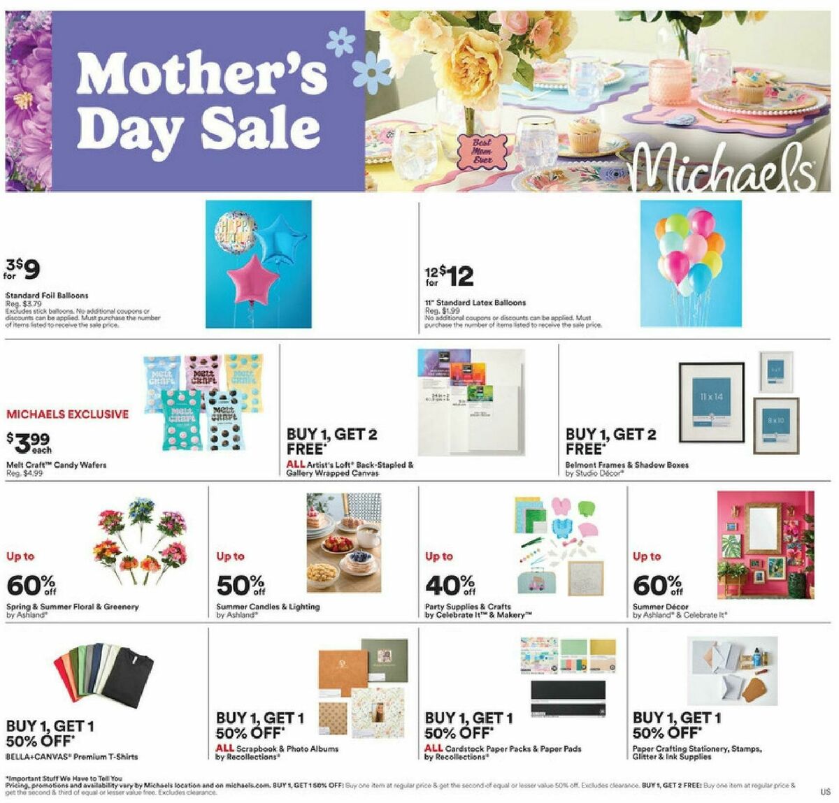 Michaels Weekly Ad from May 3