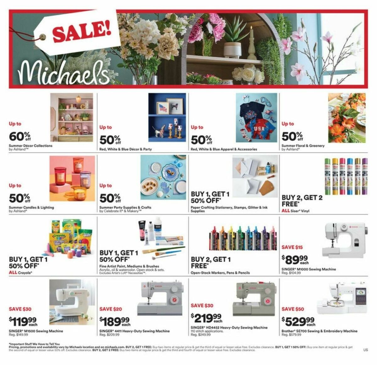 Michaels Weekly Ad from May 31