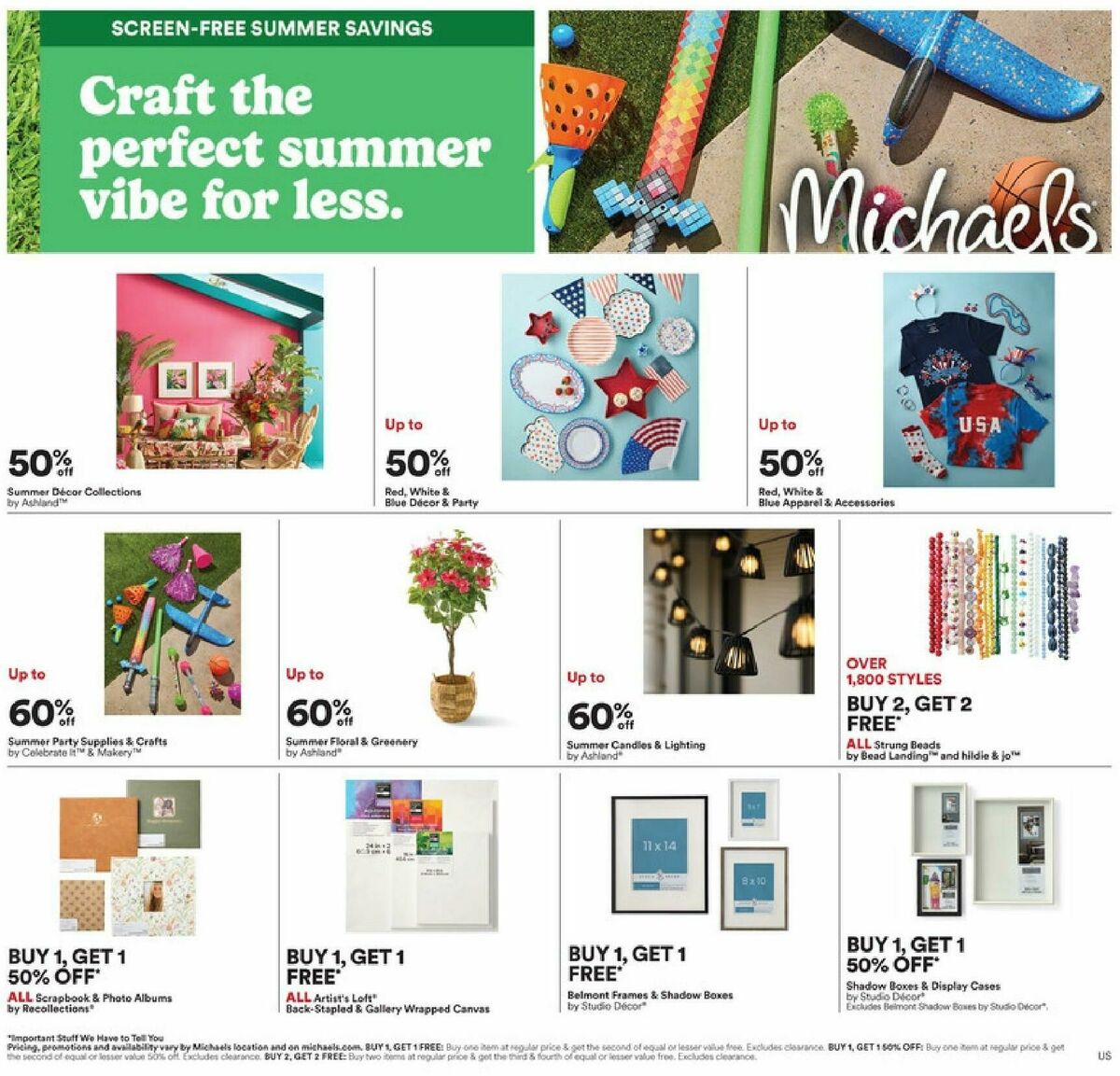 Michaels Weekly Ad from June 21