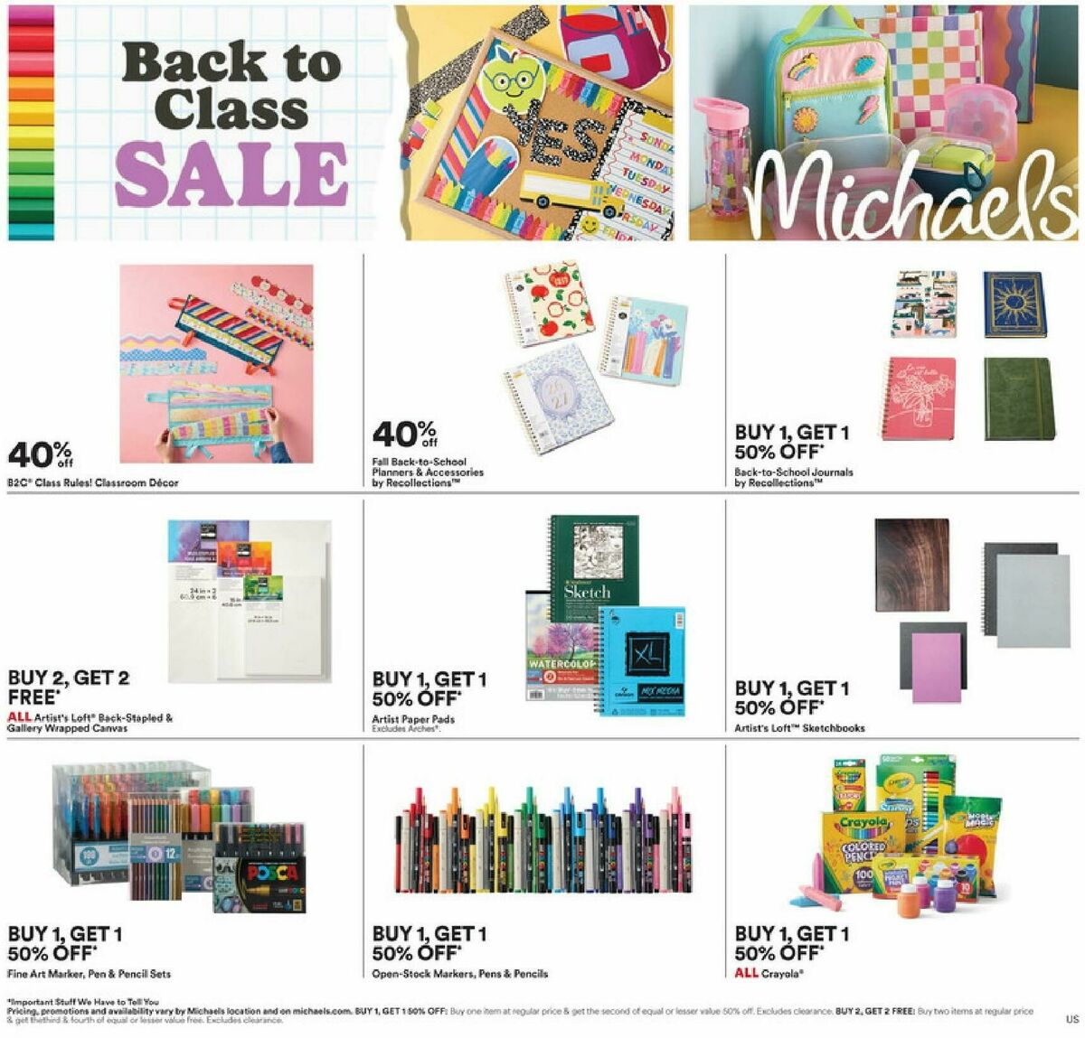 Michaels Weekly Ad from July 26