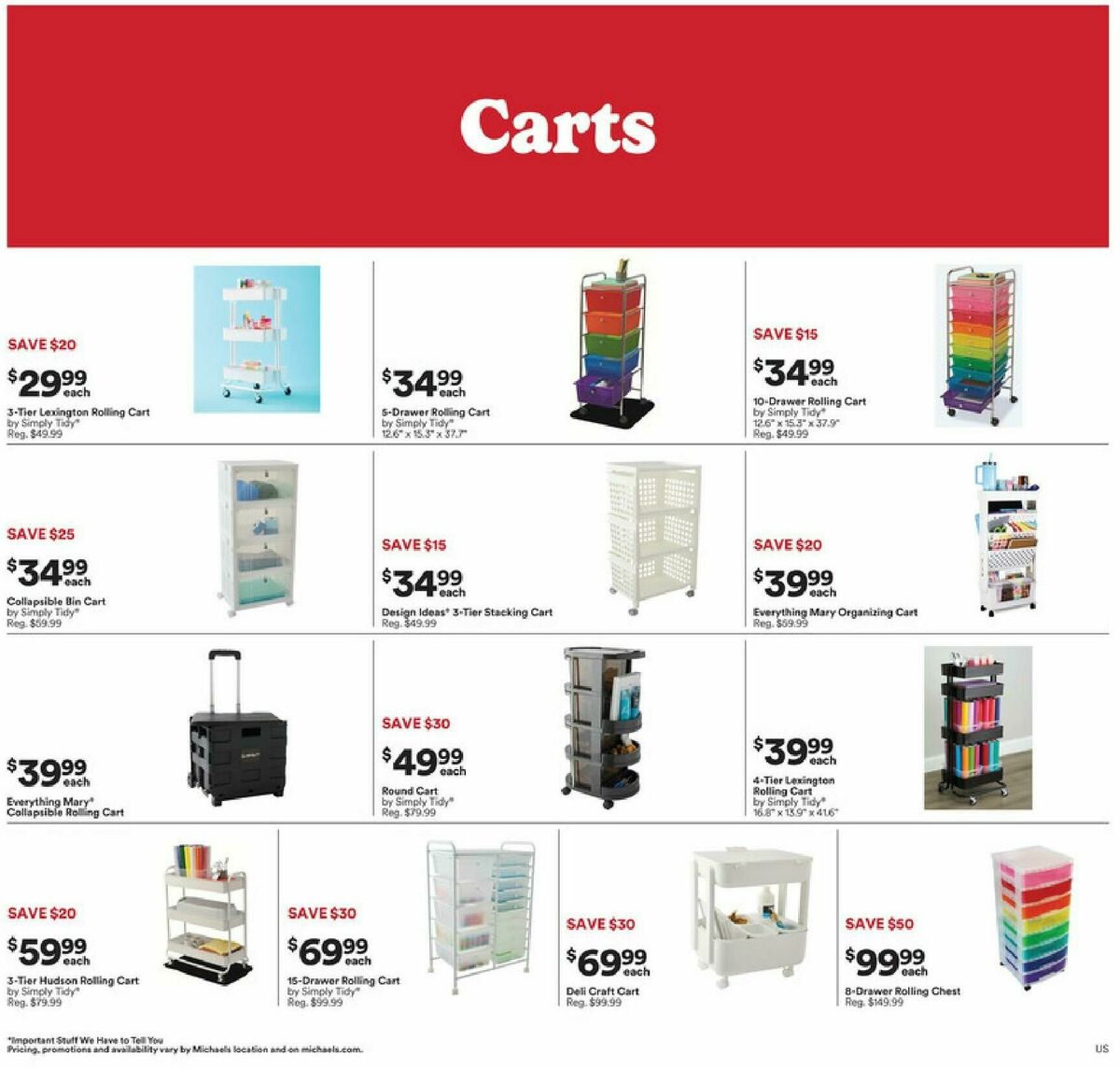 Michaels Weekly Ad from July 26