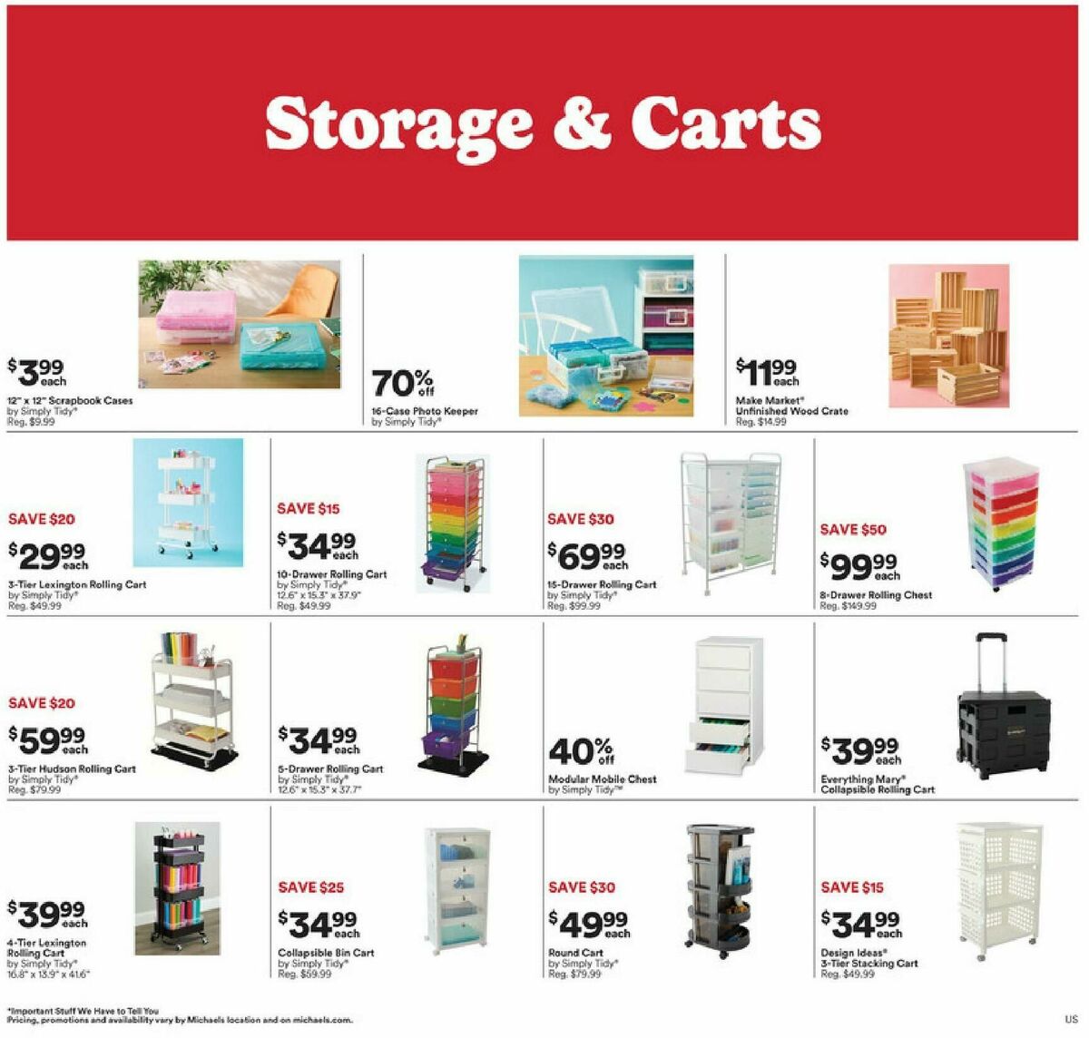 Michaels Weekly Ad from August 2