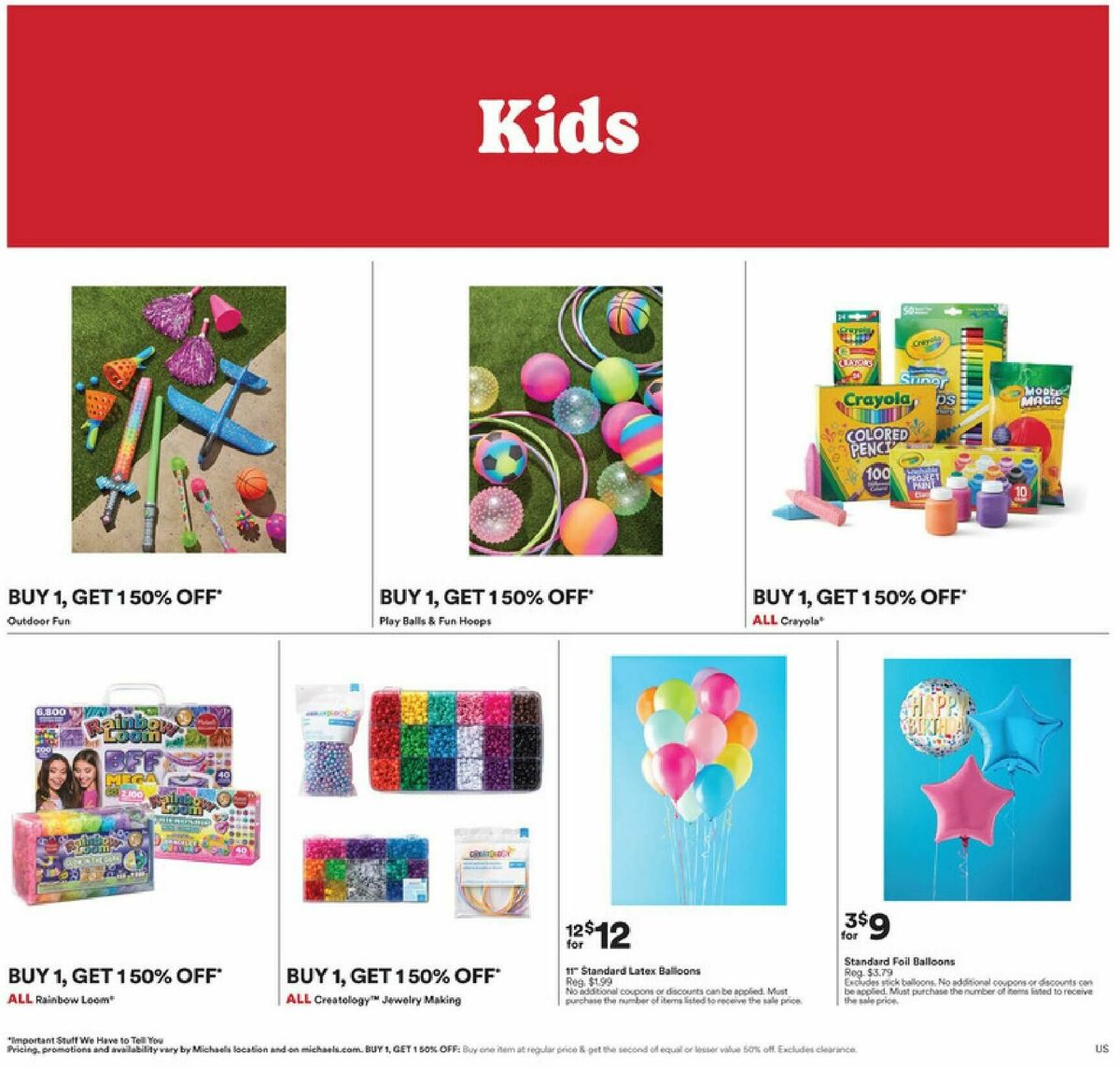 Michaels Weekly Ad from August 2