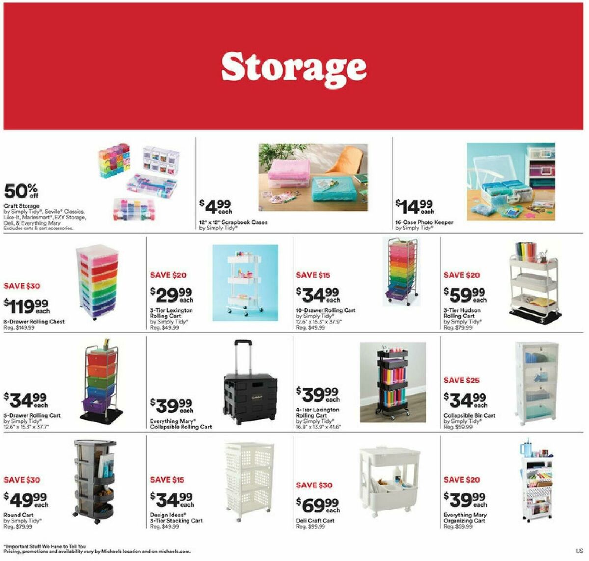 Michaels Weekly Ad from August 16