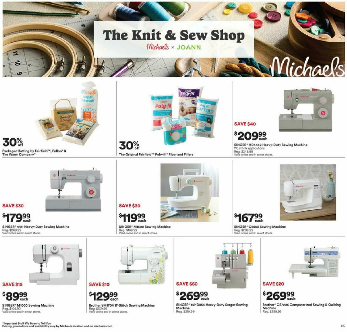 Michaels Weekly Ad from August 30