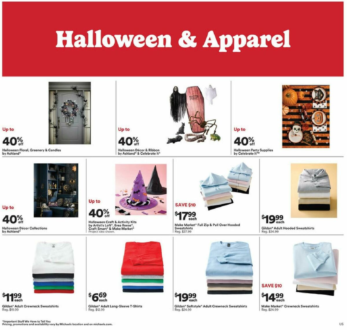 Michaels Weekly Ad from August 30