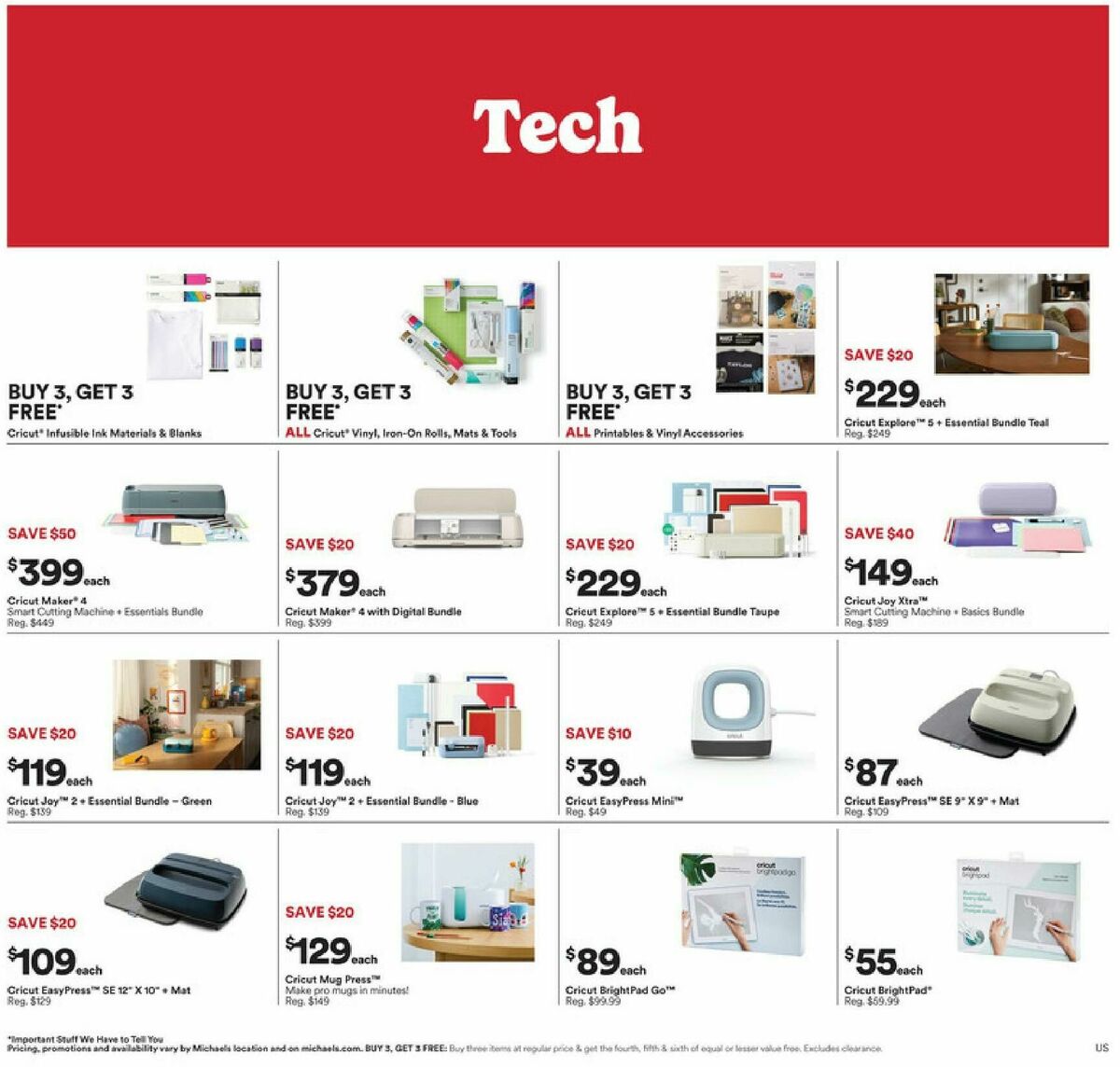 Michaels Weekly Ad from August 30