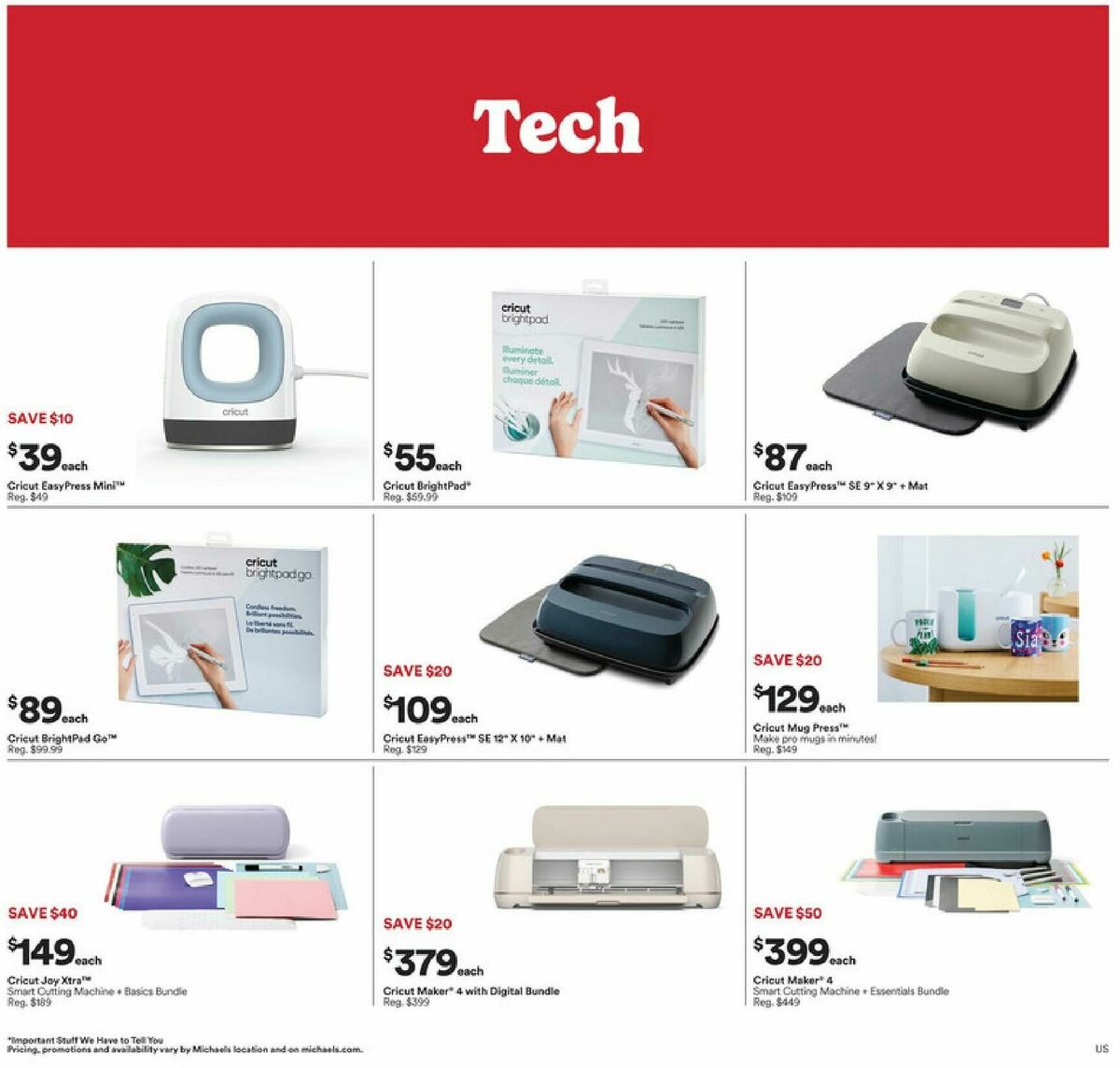 Michaels Weekly Ad from September 6