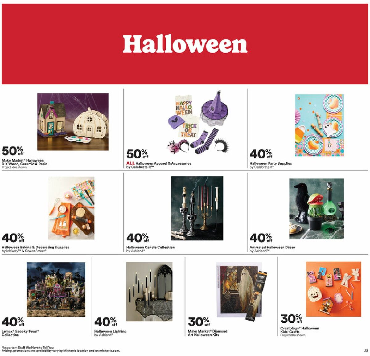 Michaels Weekly Ad from September 13