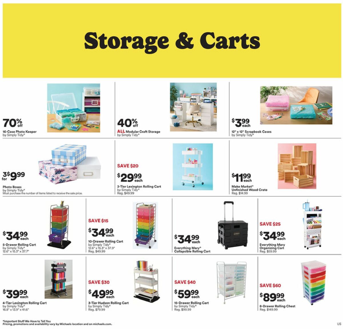 Michaels Weekly Ad from September 13