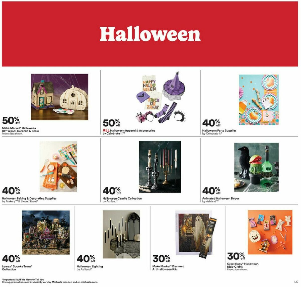 Michaels Weekly Ad from September 20
