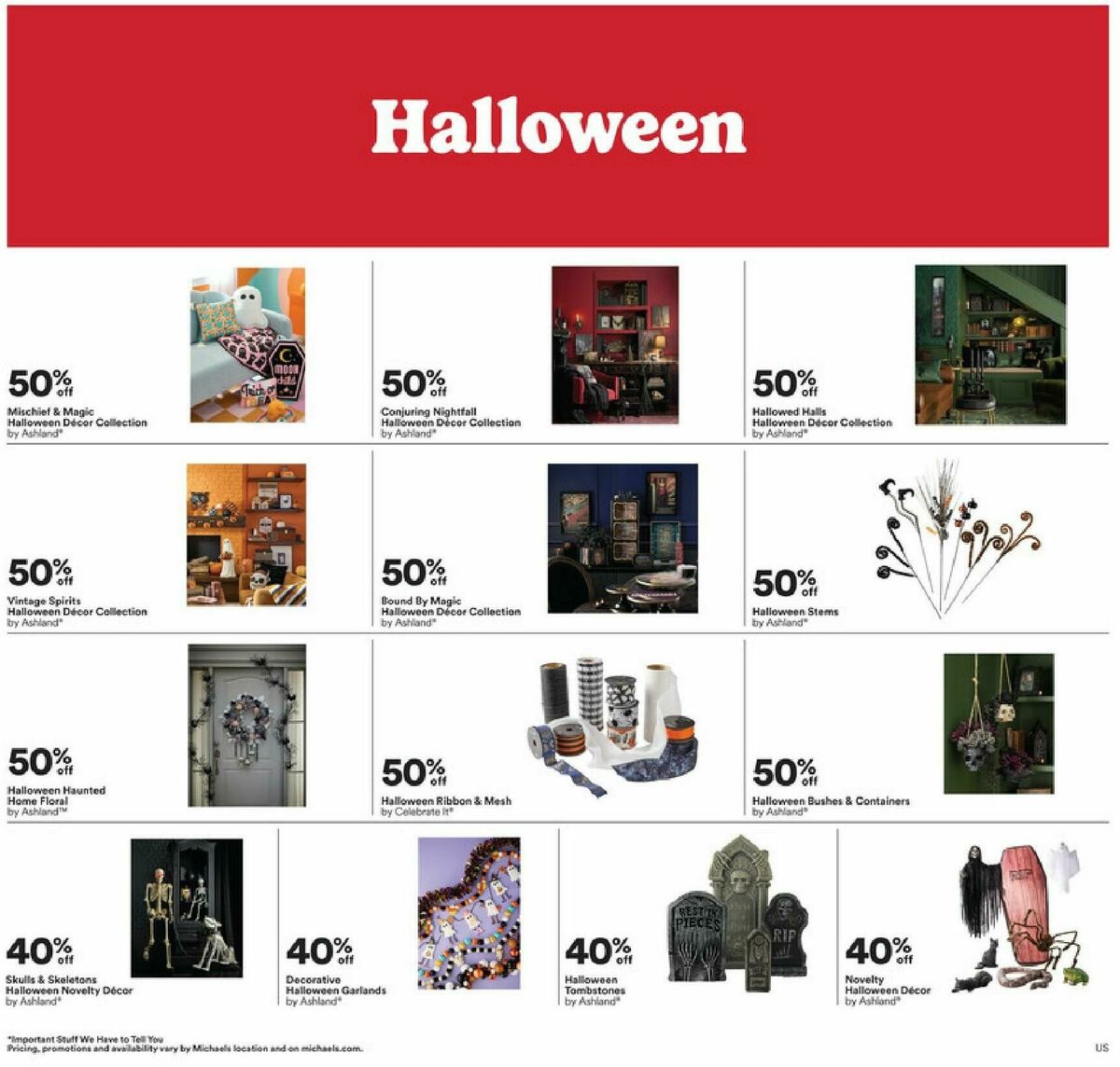 Michaels Weekly Ad from September 20