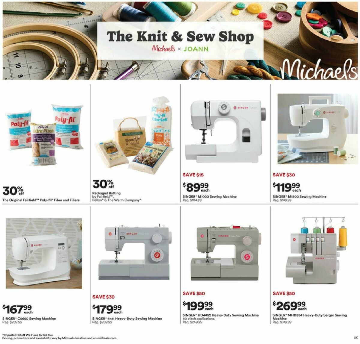 Michaels Weekly Ad from September 27