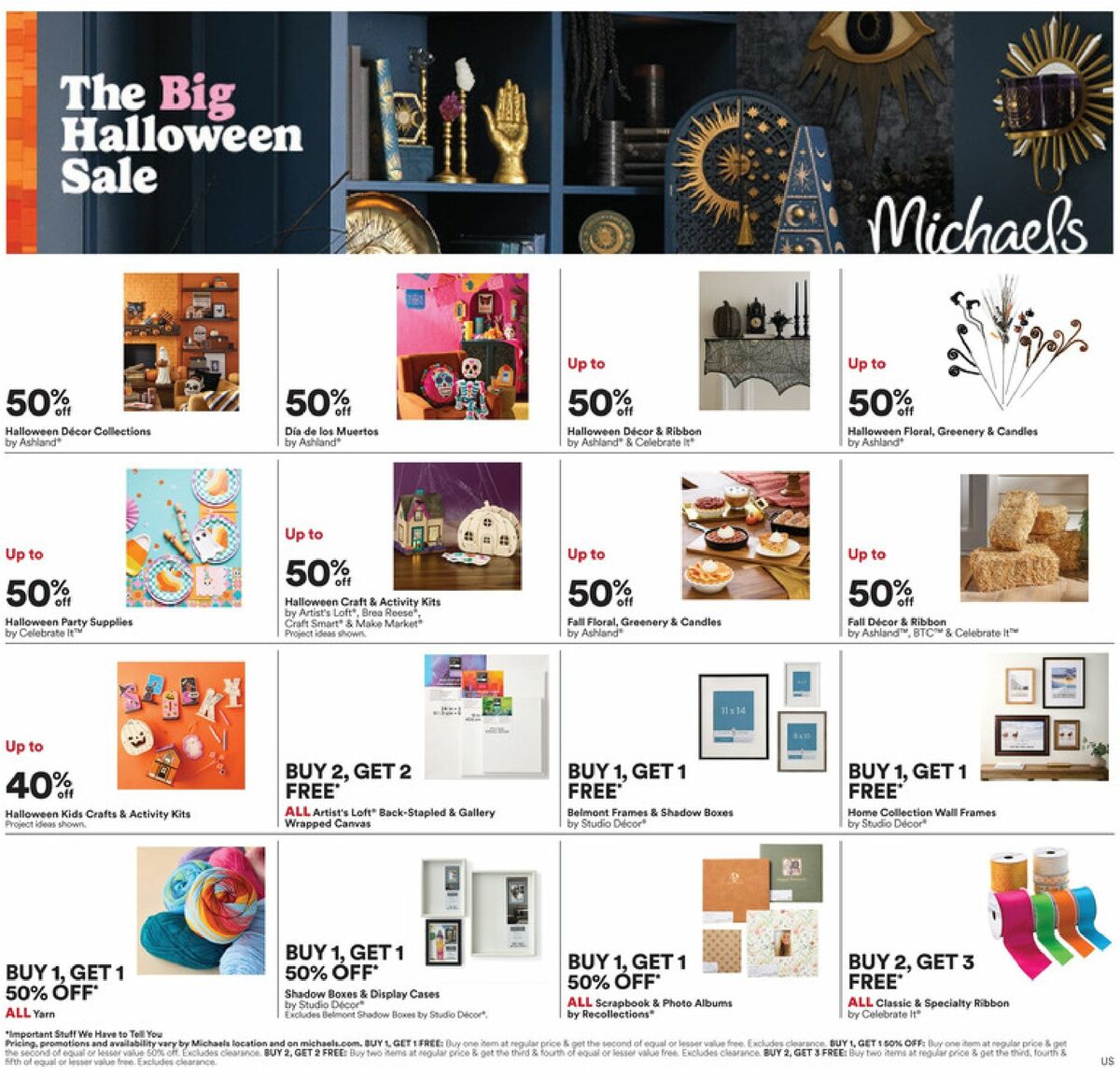 Michaels Weekly Ad from October 4