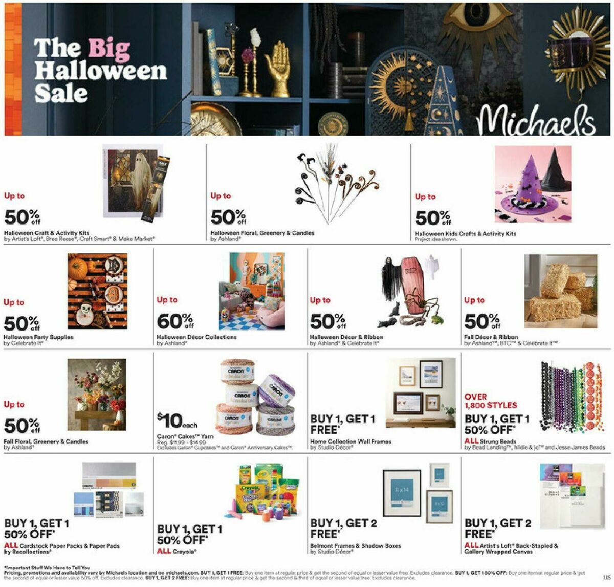 Michaels Weekly Ad from October 11