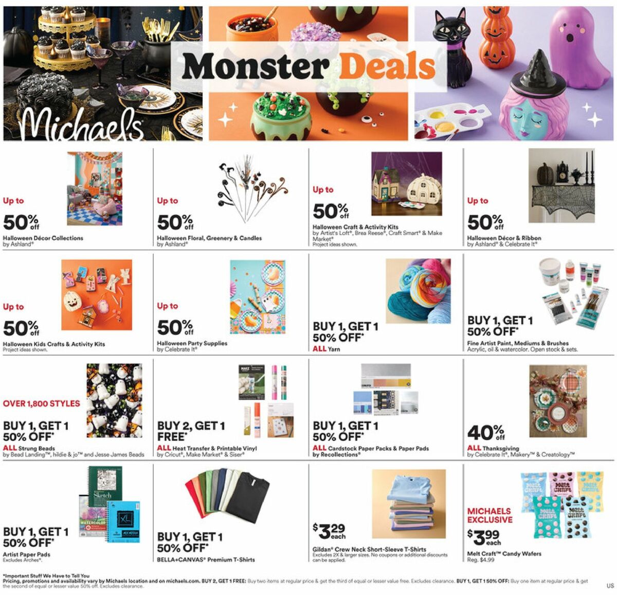 Michaels Weekly Ad from October 18