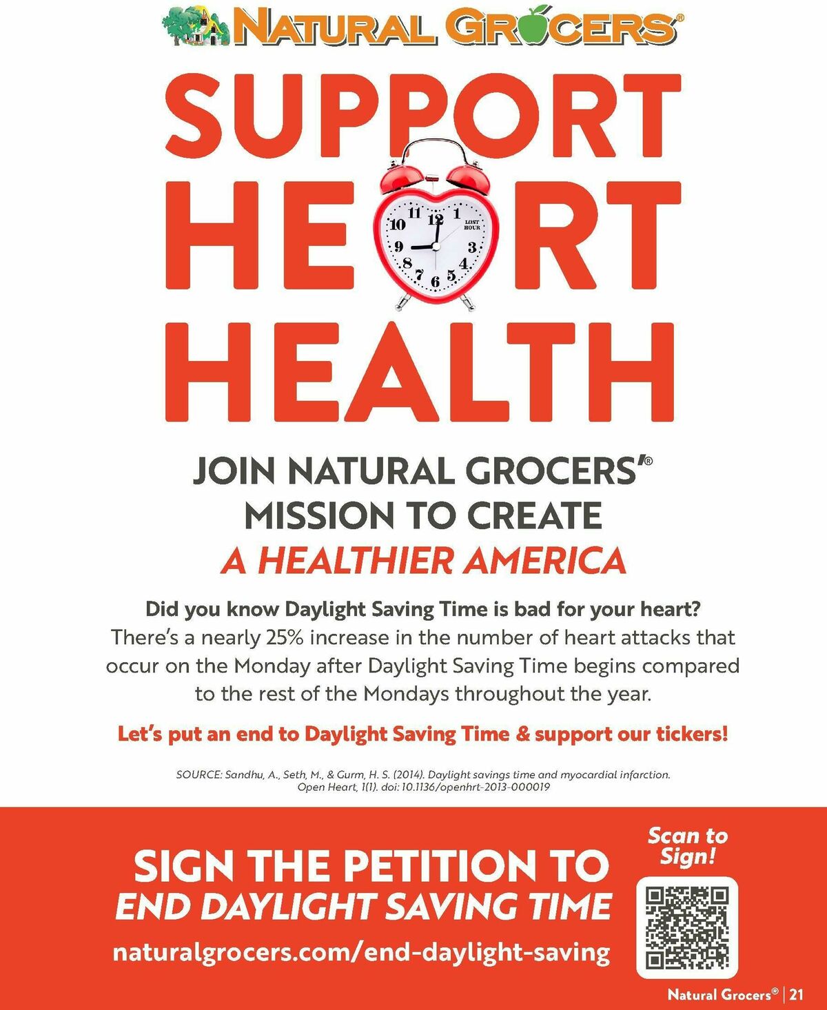 Natural Grocers March Health Hotline Magazine Weekly Ad from February 27