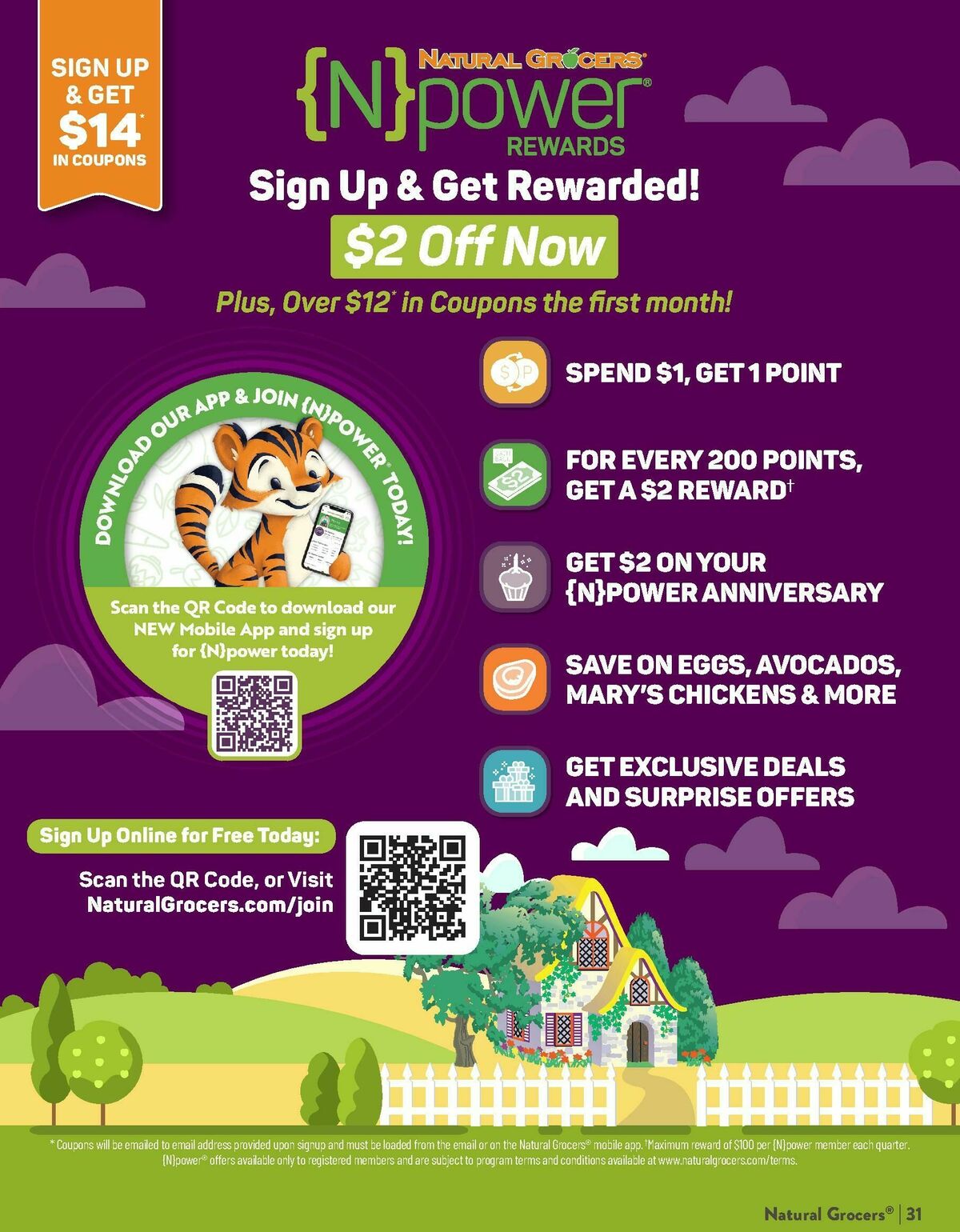 Natural Grocers March Health Hotline Magazine Weekly Ad from February 27