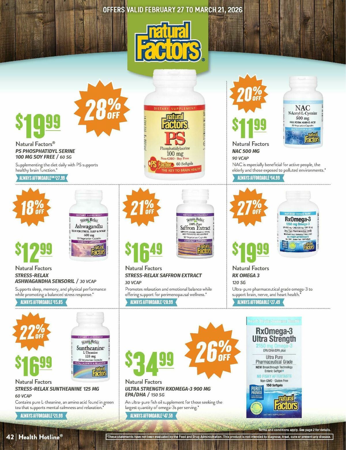 Natural Grocers March Health Hotline Magazine Weekly Ad from February 27