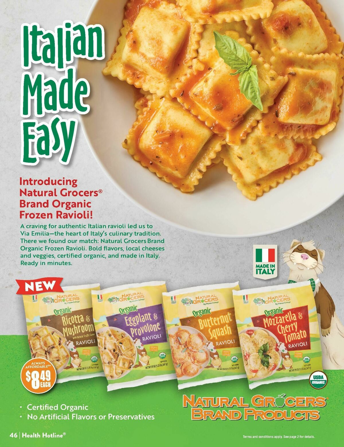 Natural Grocers March Health Hotline Magazine Weekly Ad from February 27