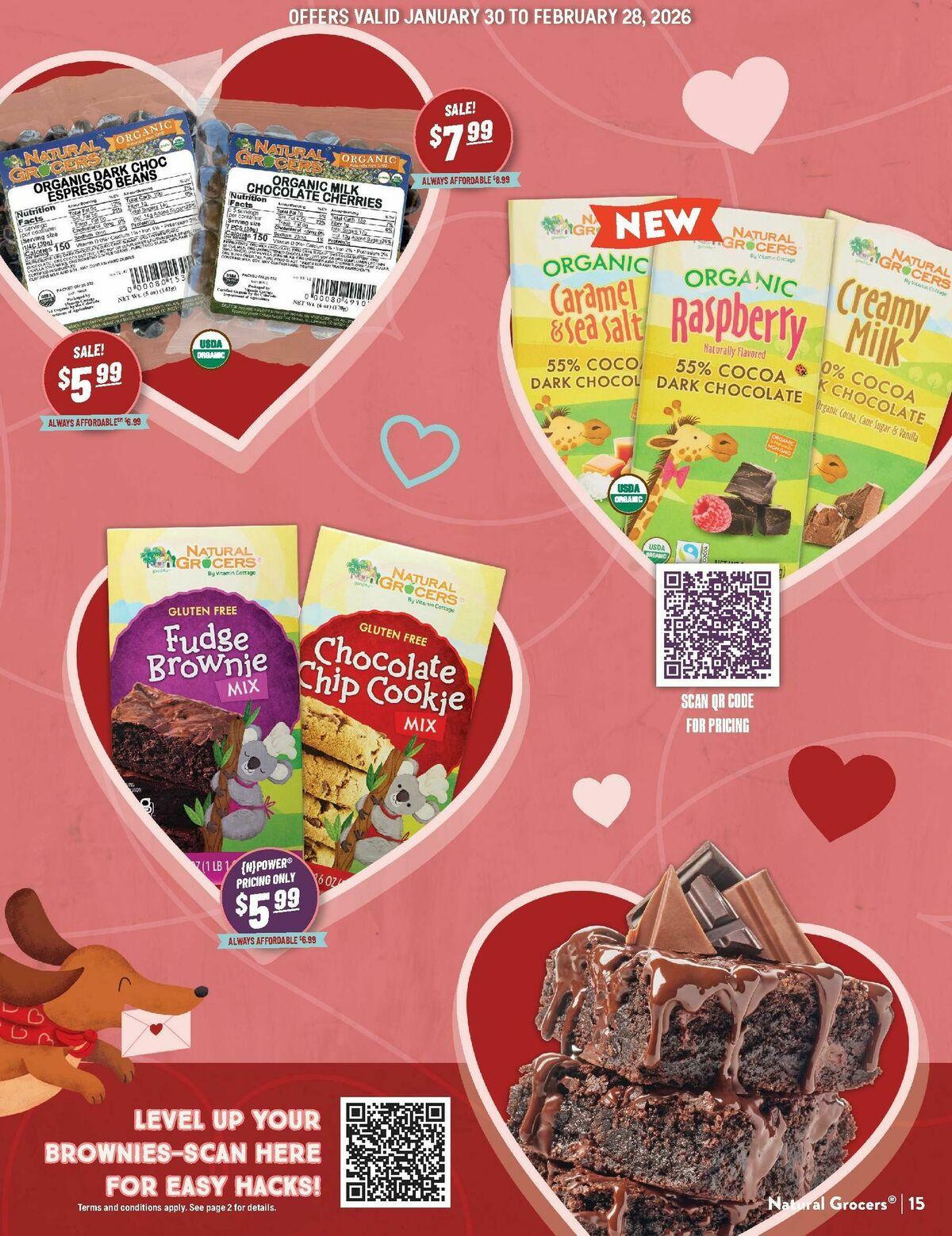 Natural Grocers February Health Hotline Magazine Weekly Ad from January 30