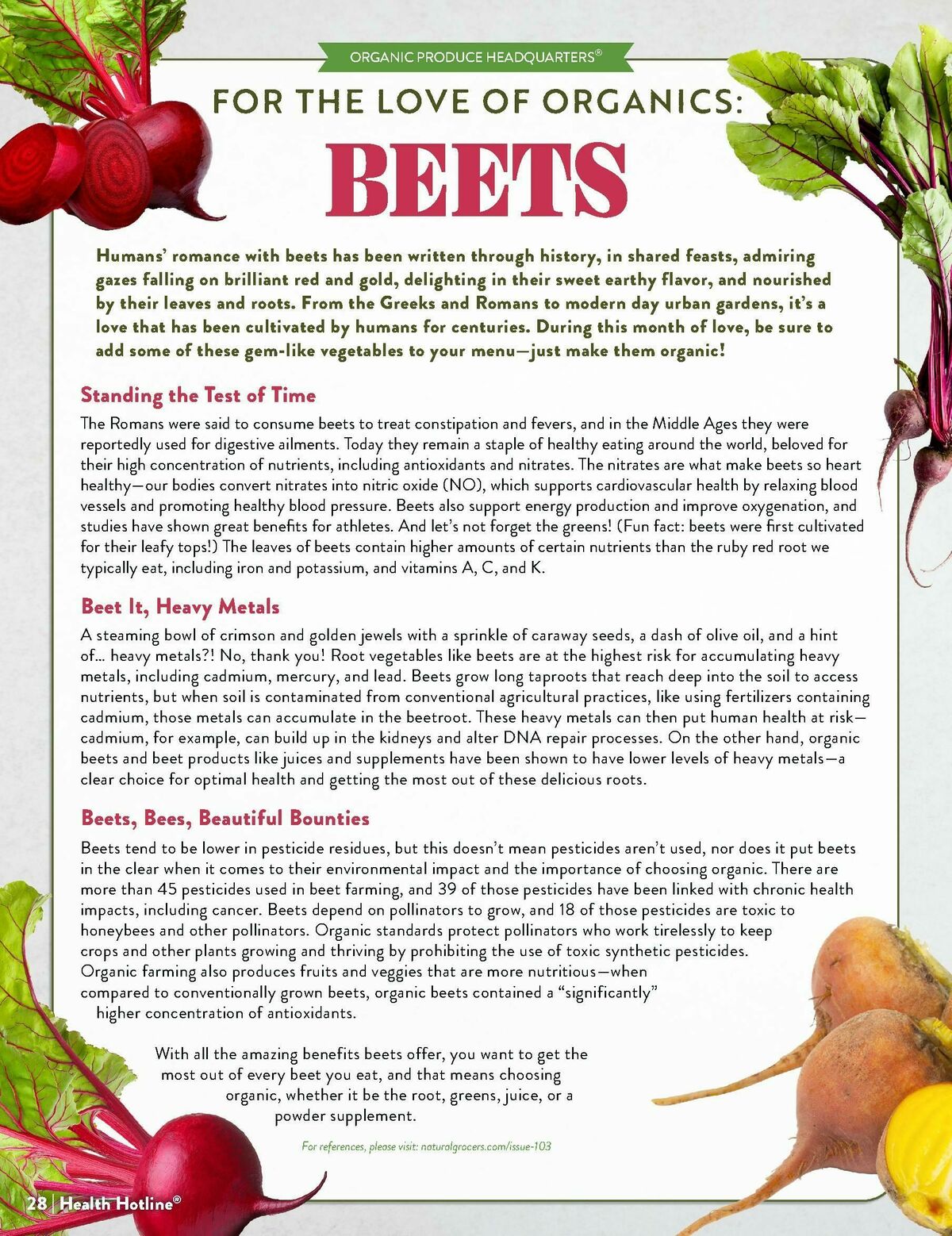 Natural Grocers February Health Hotline Magazine Weekly Ad from January 30