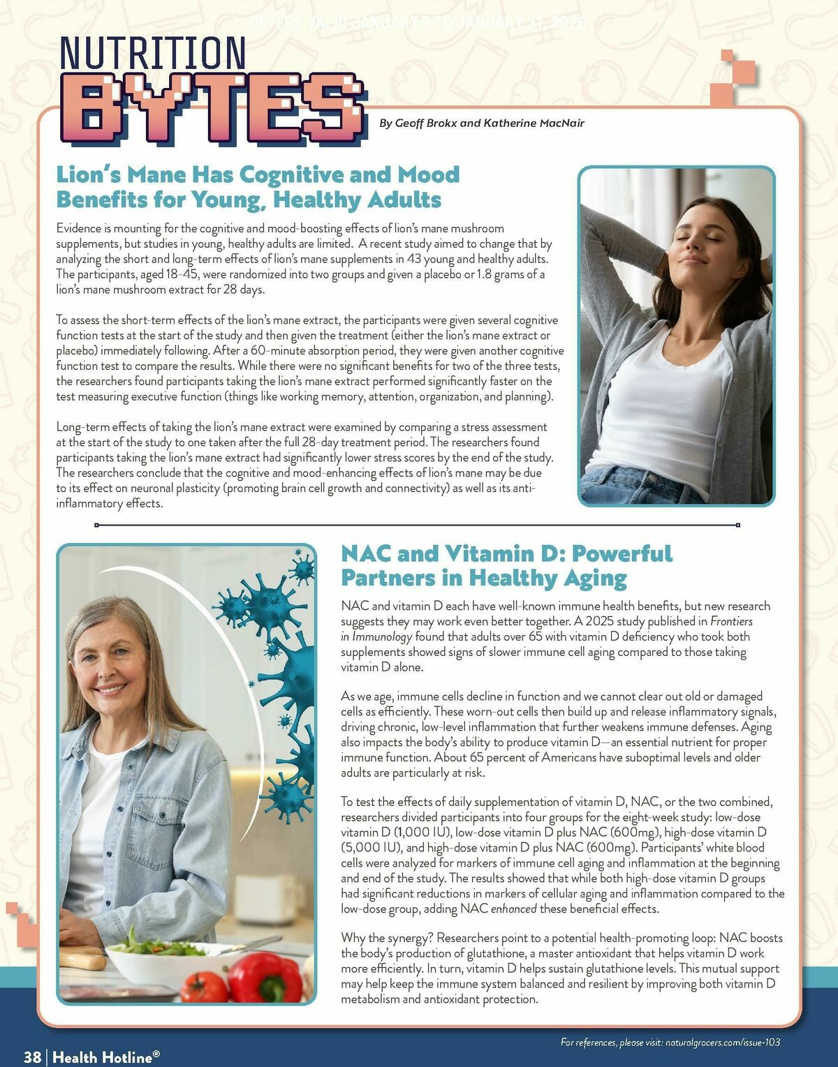 Natural Grocers February Health Hotline Magazine Weekly Ad from January 30