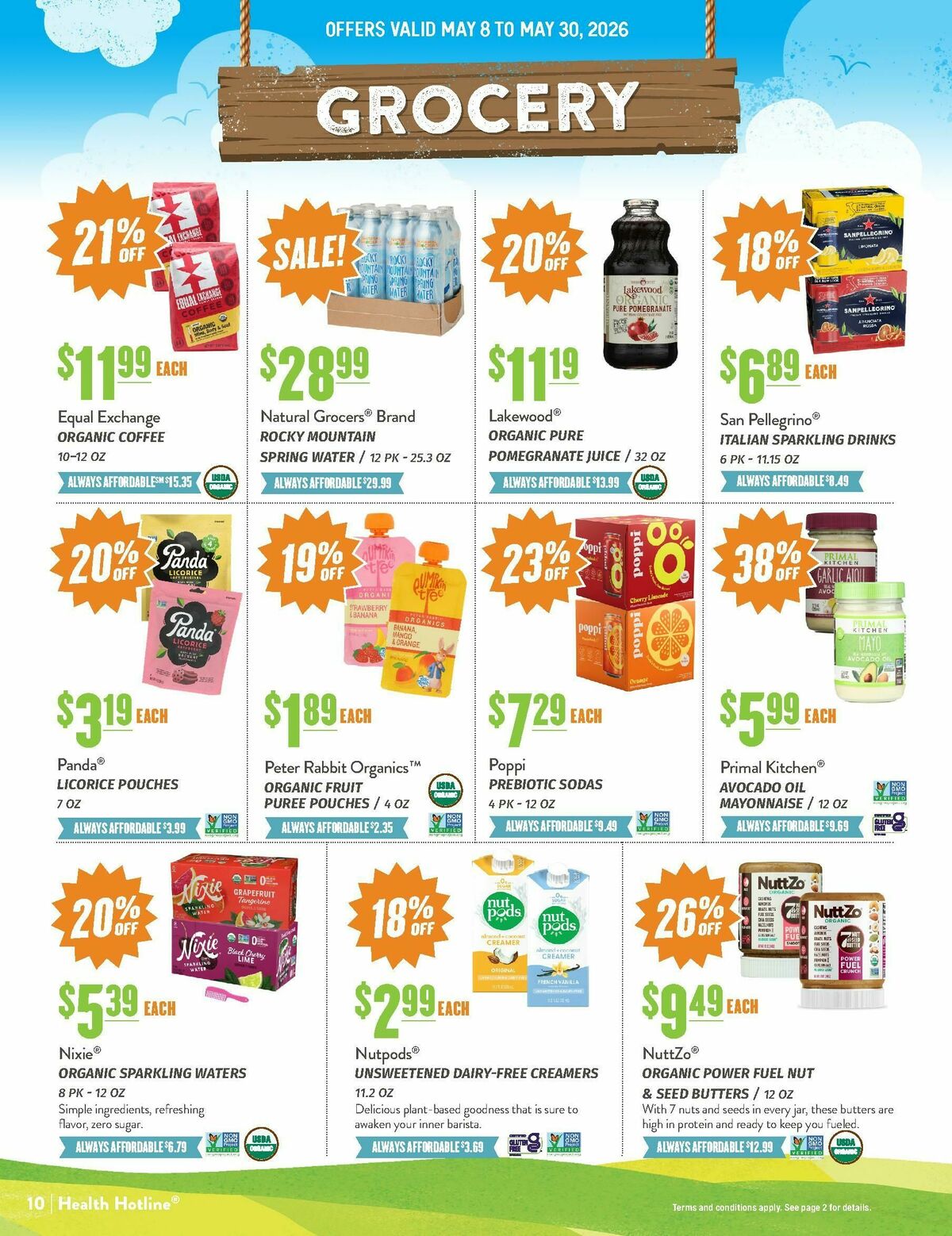 Natural Grocers Weekly Ad from May 8