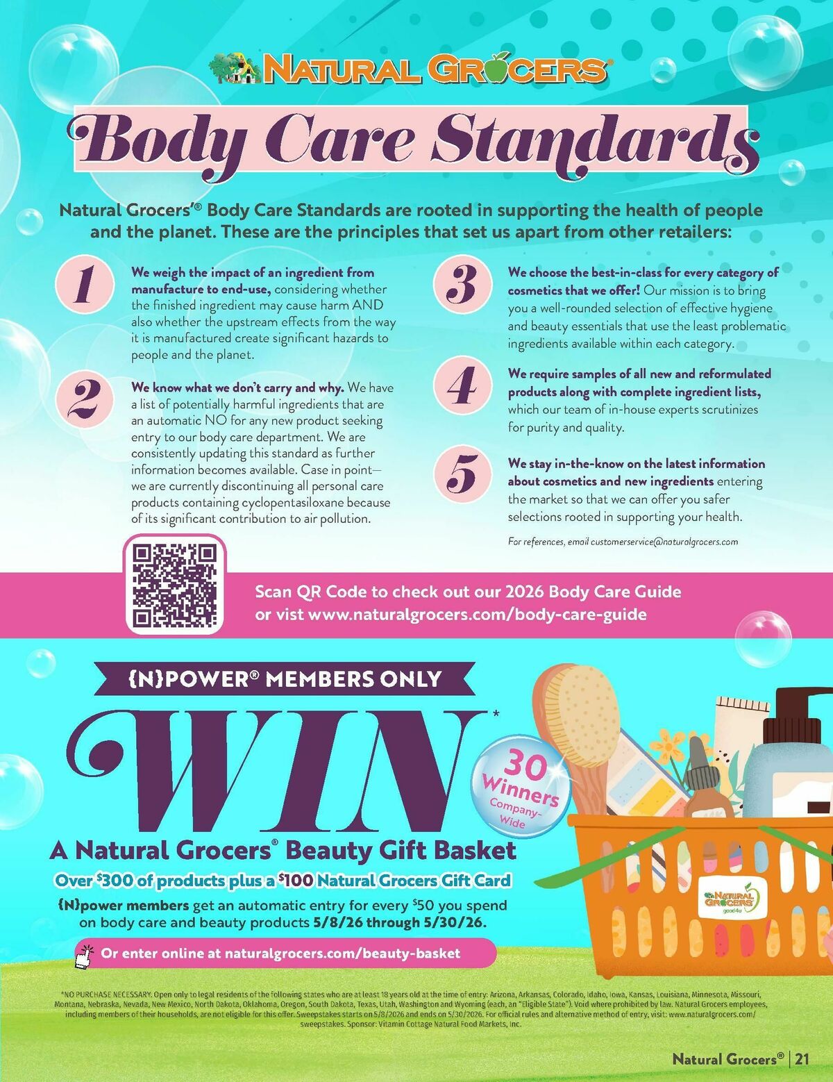Natural Grocers Weekly Ad from May 8