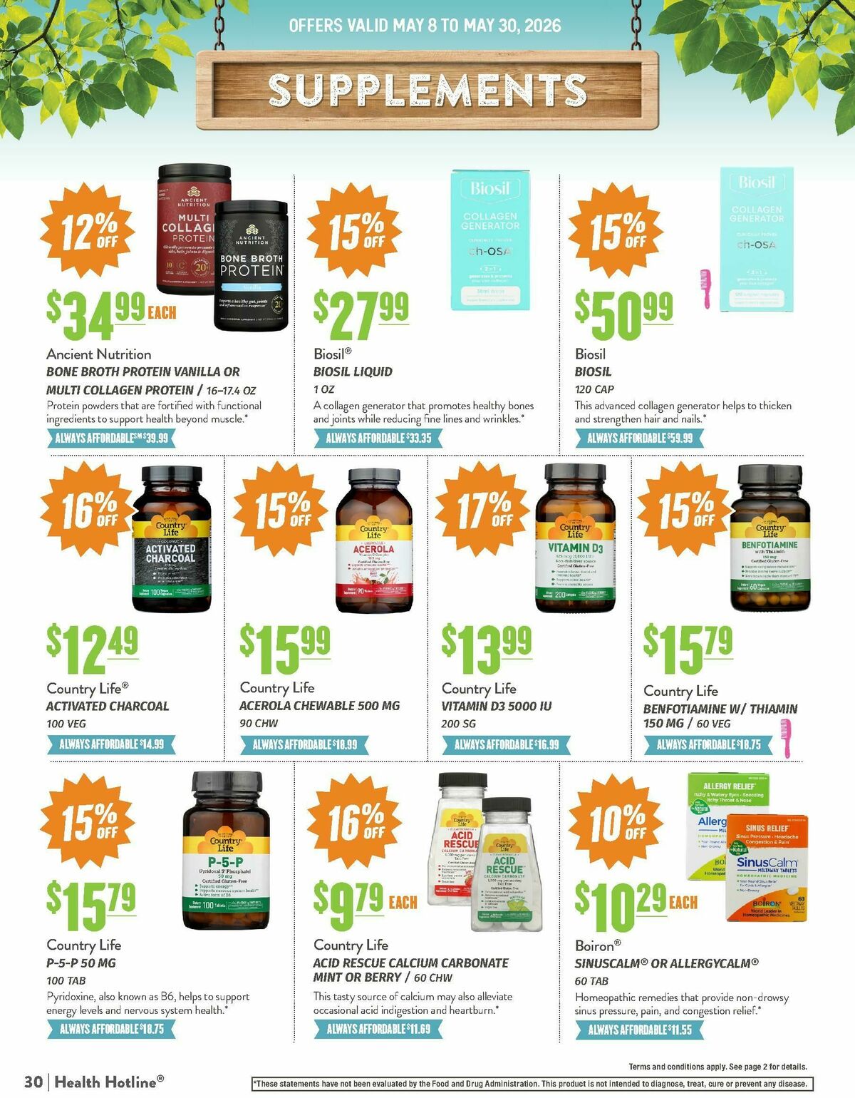 Natural Grocers Weekly Ad from May 8
