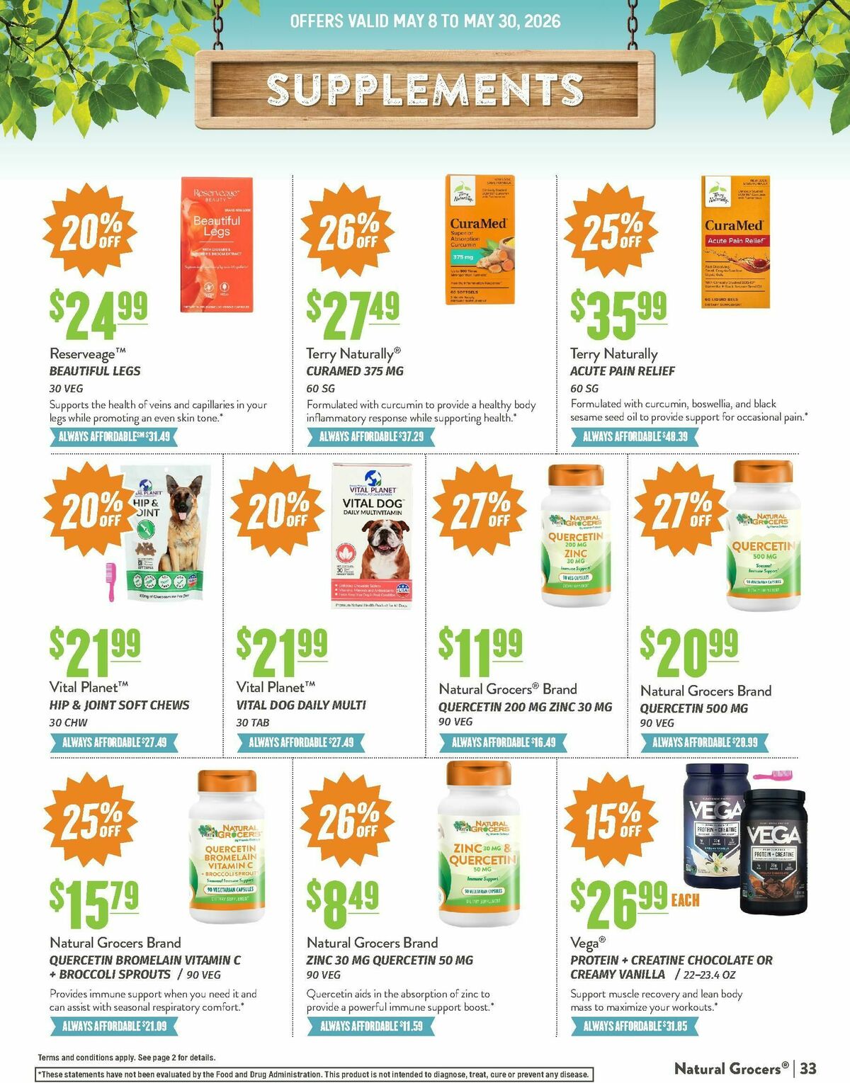 Natural Grocers Weekly Ad from May 8