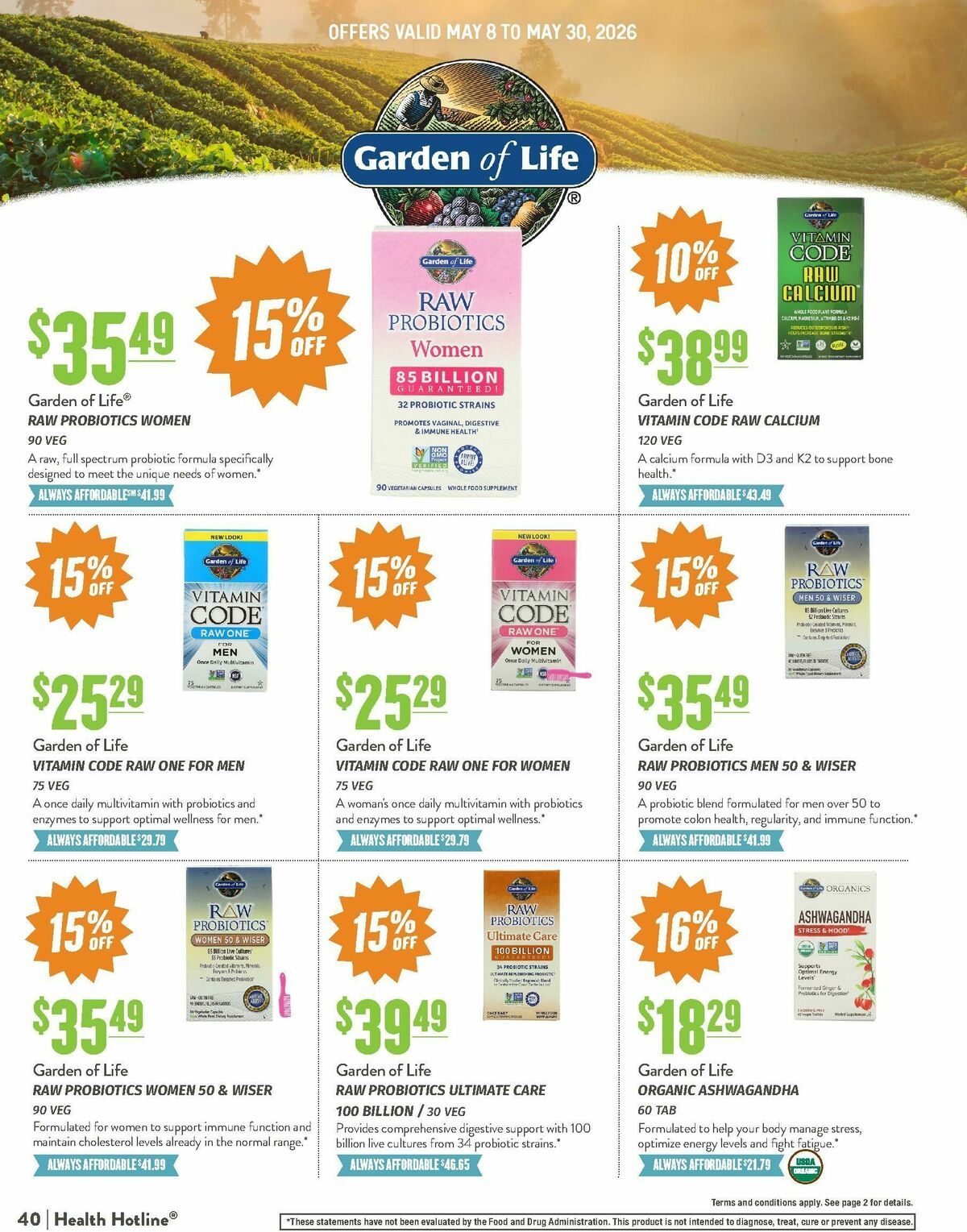 Natural Grocers Weekly Ad from May 8