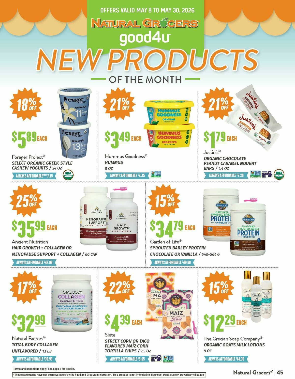 Natural Grocers Weekly Ad from May 8