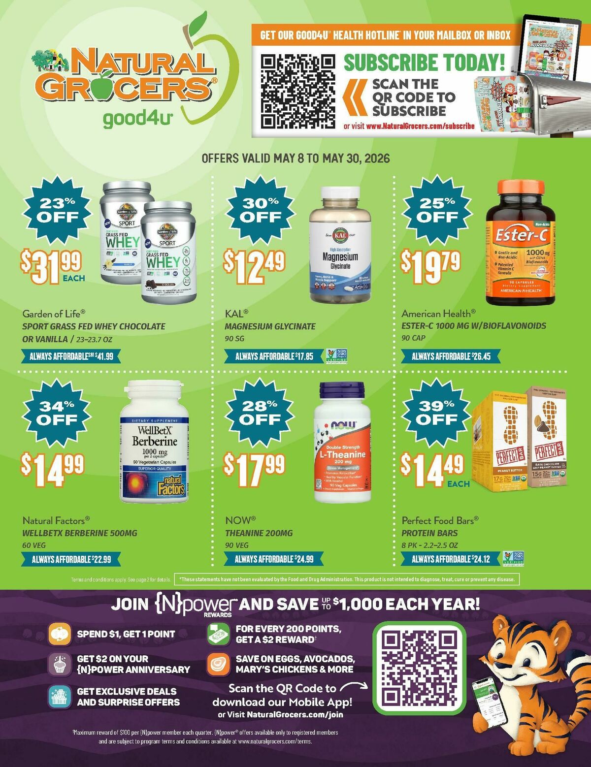 Natural Grocers Weekly Ad from May 8