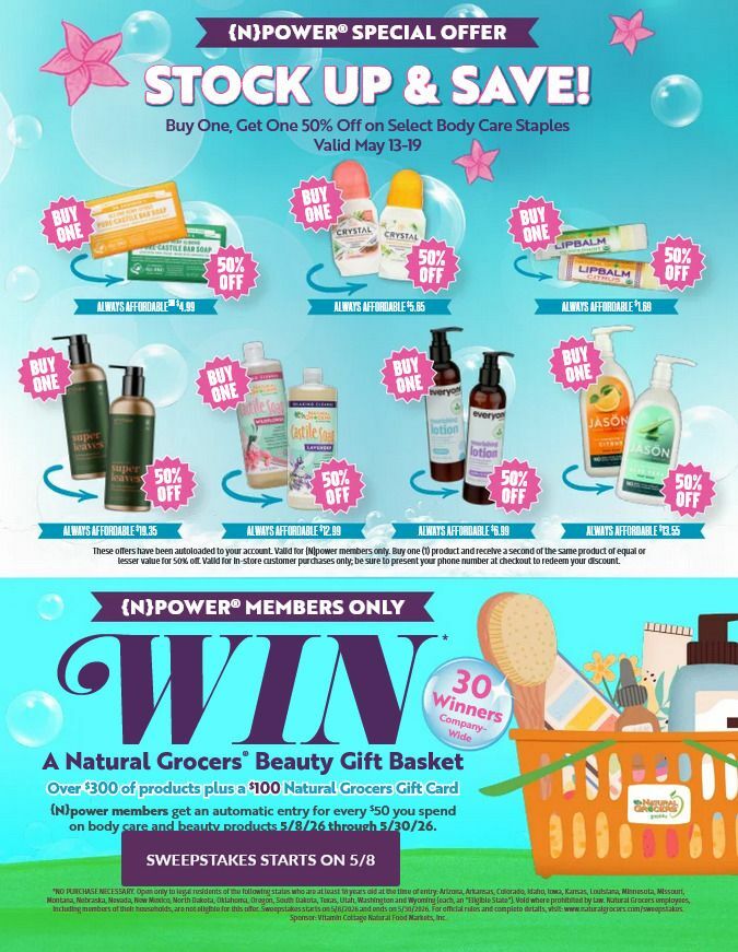 Natural Grocers Weekly Ad from May 8