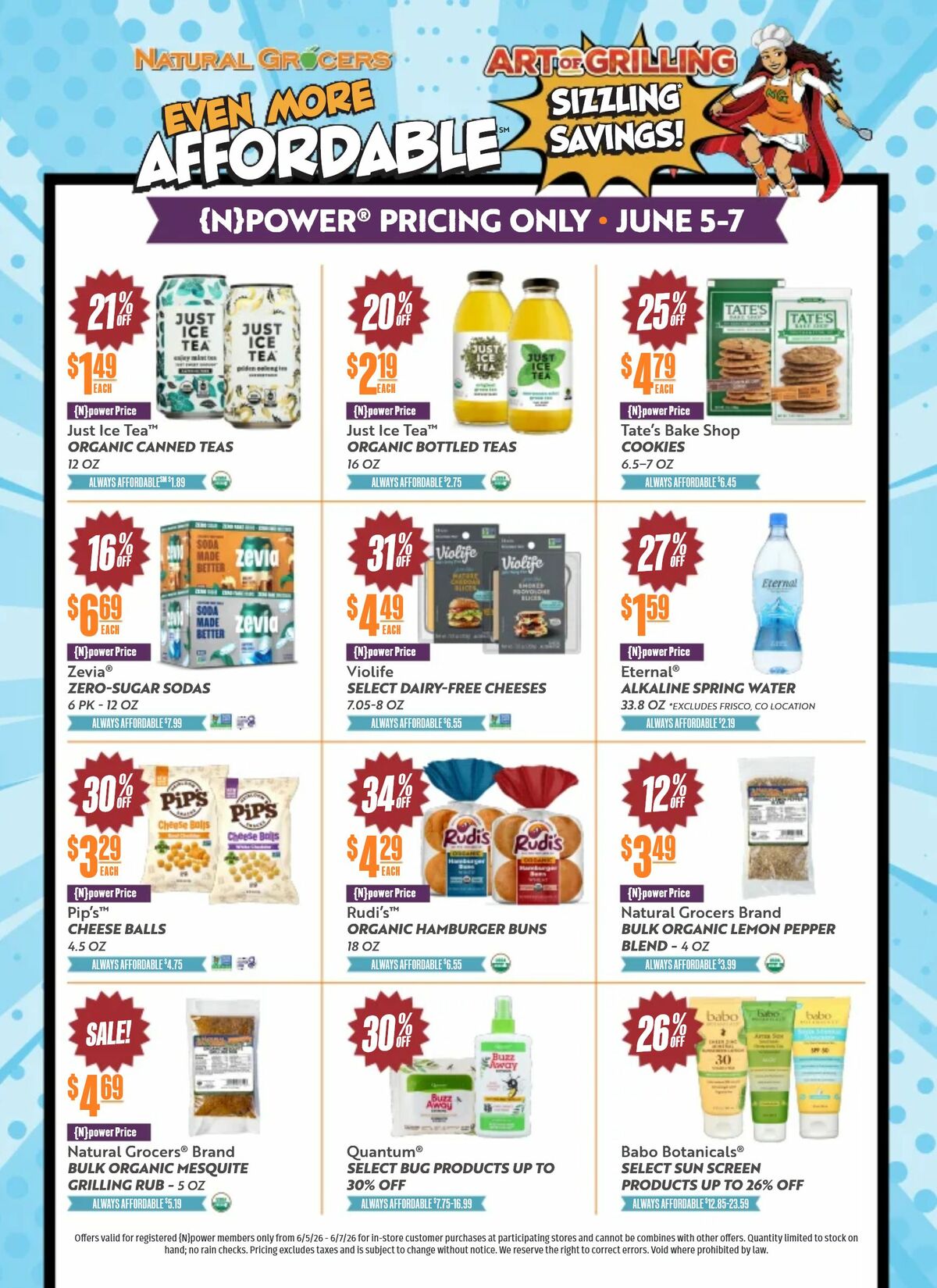 Natural Grocers Weekly Ad from June 5