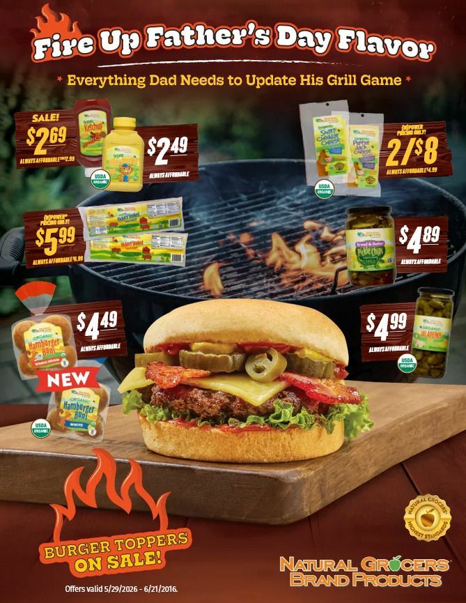 Natural Grocers Father's Day Weekly Ad from June 19