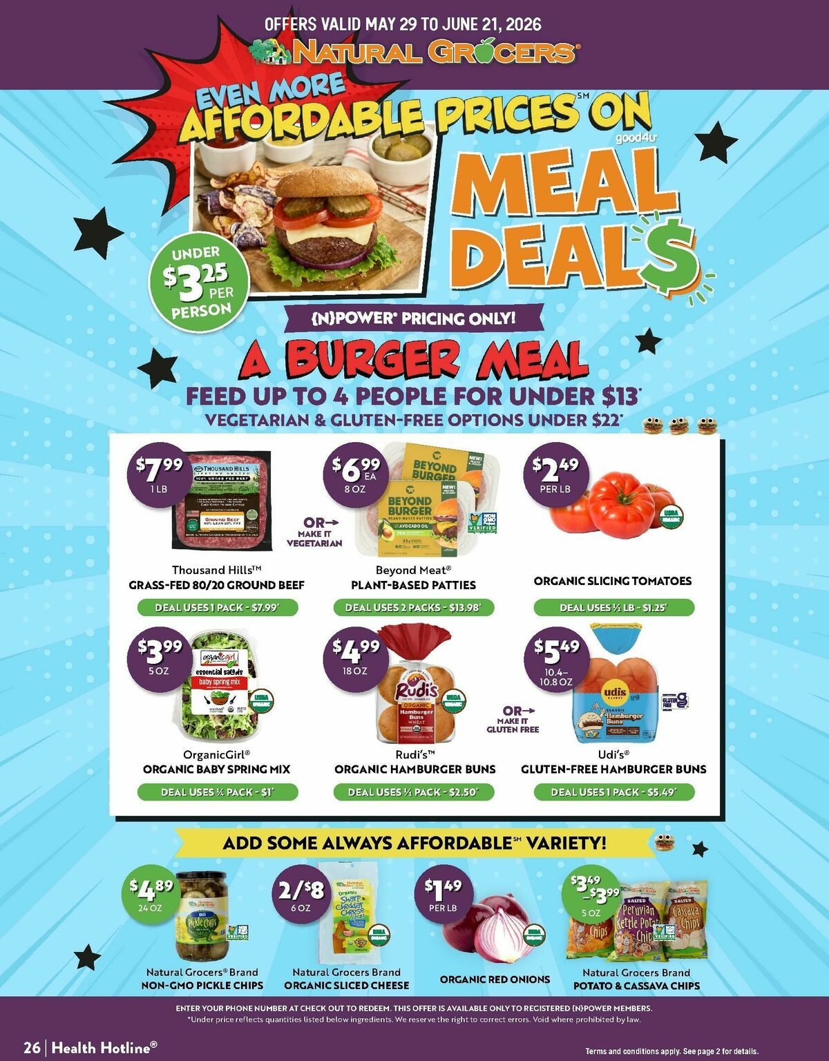Natural Grocers Weekly Ad from May 29