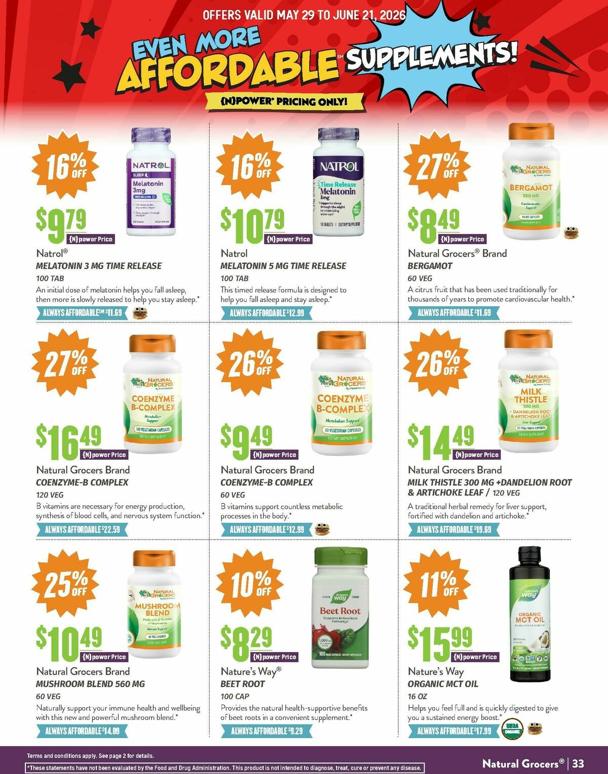 Natural Grocers Weekly Ad from May 29