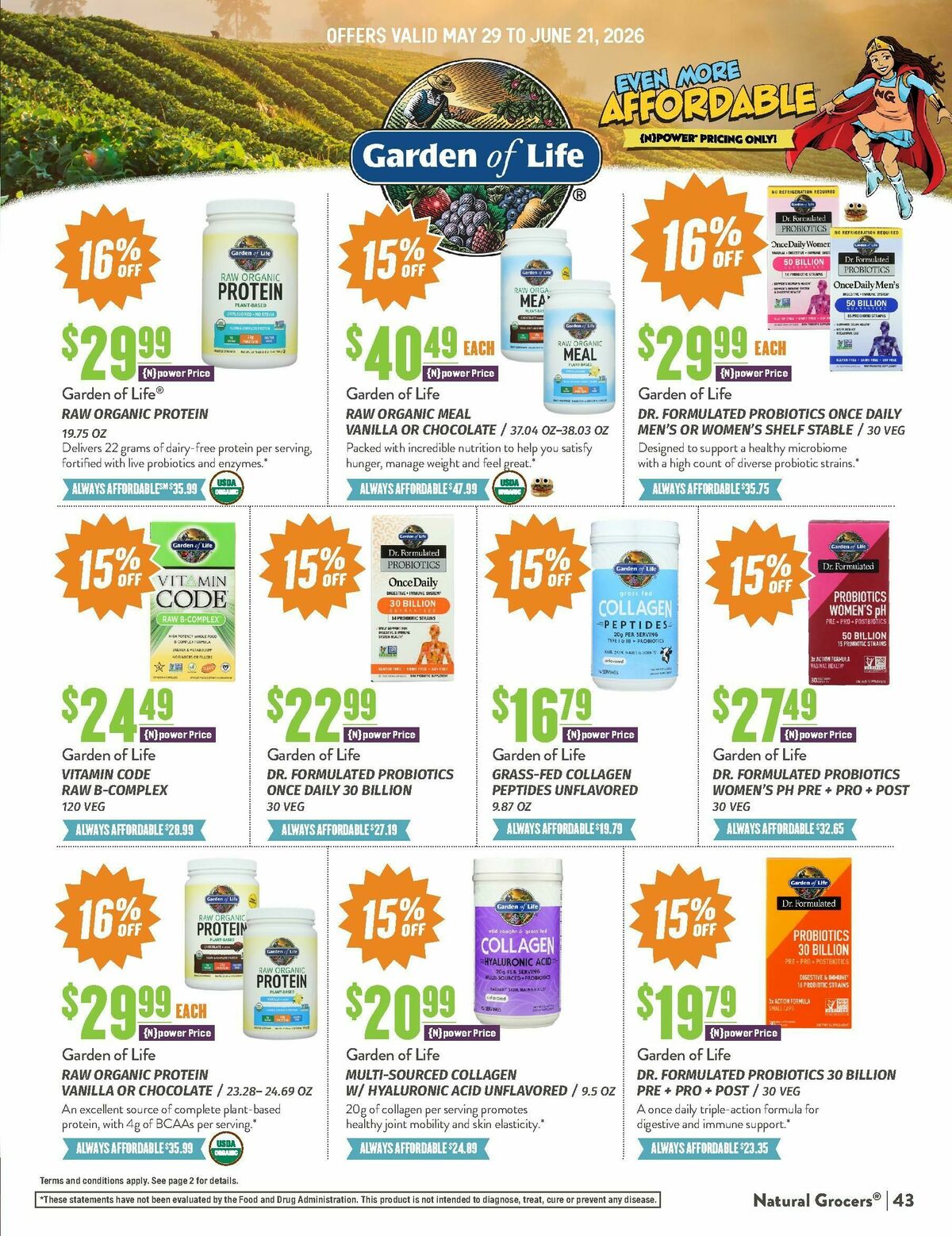 Natural Grocers Weekly Ad from May 29