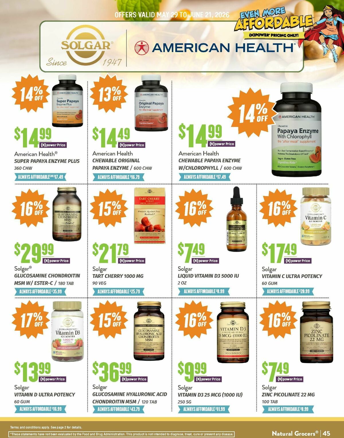 Natural Grocers Weekly Ad from May 29